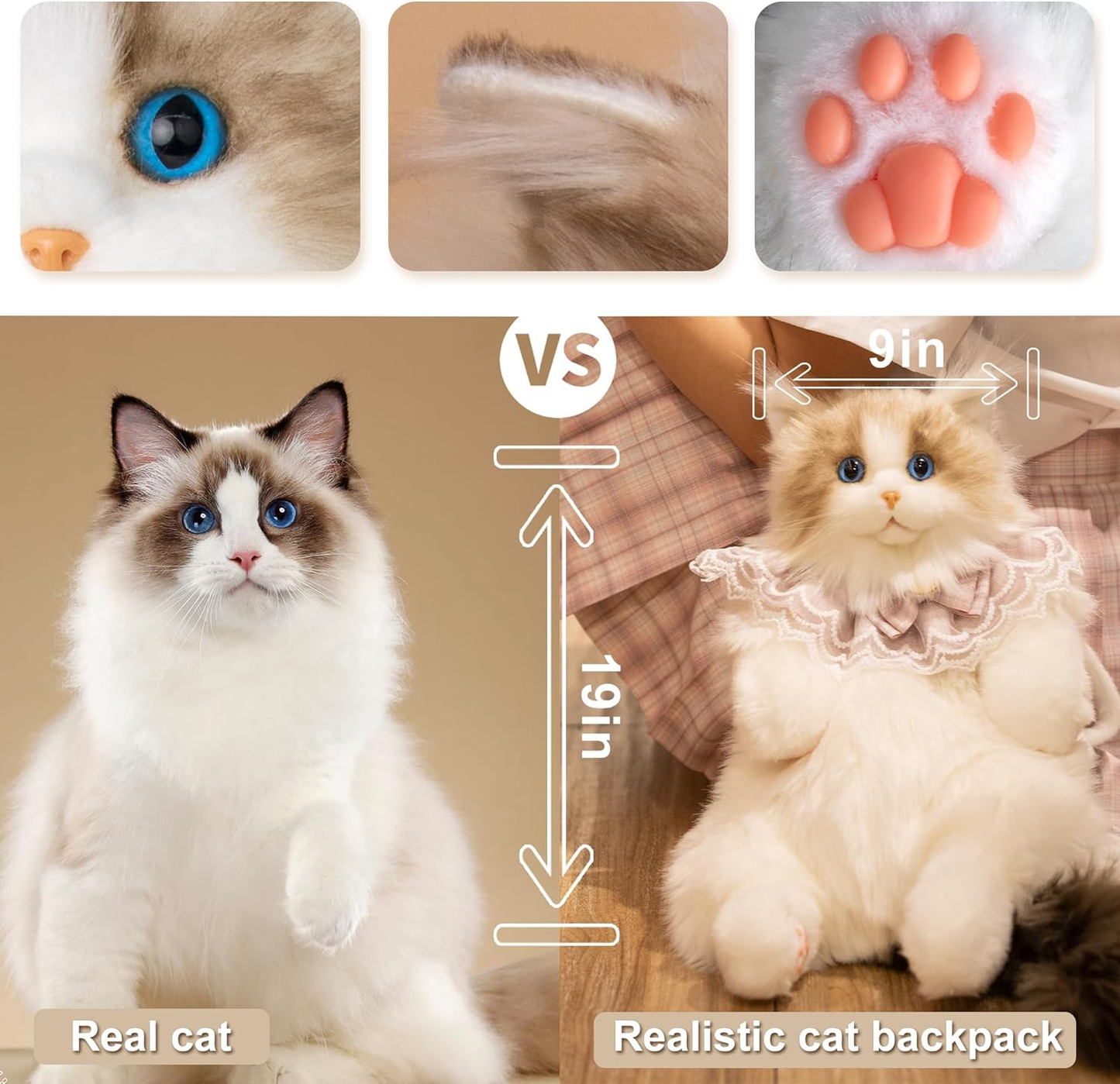 FluffPack™ - Fuzzy Plush Backpack